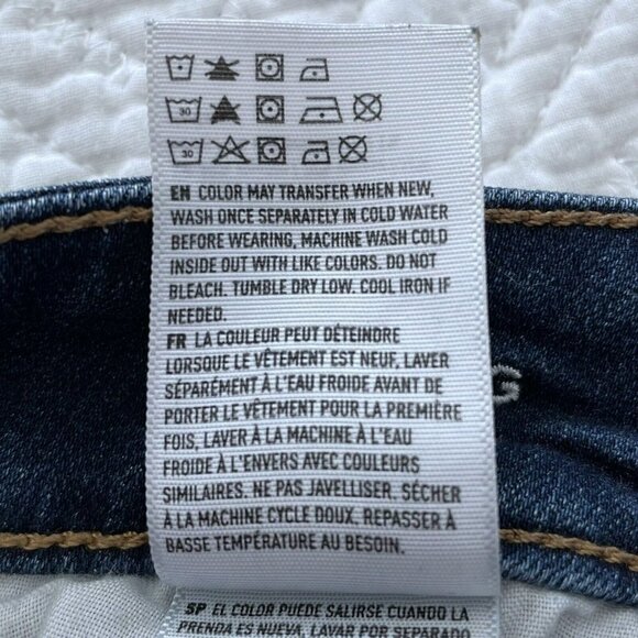 American Eagle Super Stretch Jegging Size 2 Crop  Distressed Raw Hem Jeans - Picture 7 of 8